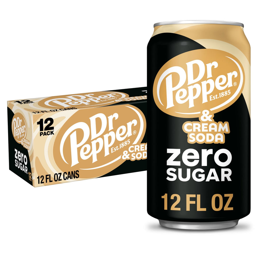 Dr Pepper & Cream Soda Zero Sugar - Fresh Zero