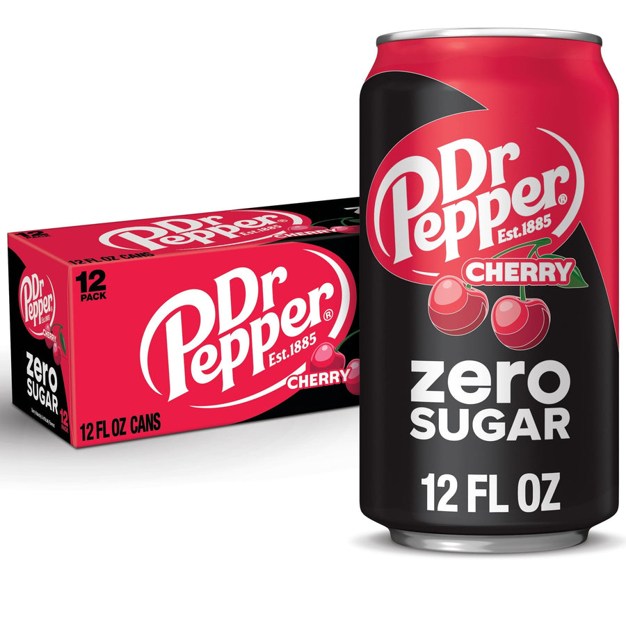 Dr Pepper Cherry Zero Sugar Soda - Zero Sugar Sip